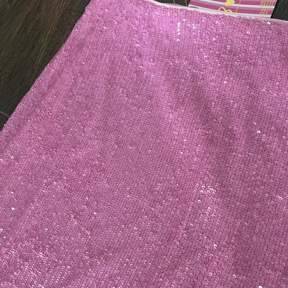 Pink Sequin Maxi Skirt - Picture 2 of 5